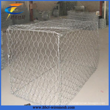 (Professional manufacturer) Erosion Control Hexagonal Wire Mesh Galvanized Gabion Basket